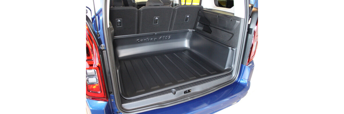 Kofferraumwanne Opel Combo Life / Combo E - PKW 5-Sitzer - Gepäckraumwanne mit hohen Rand - Kofferraumwanne Opel Combo Life Gepäckraumwanne hoch Rand