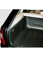 Skoda Superb Combi II Carbox Gepäckraumwanne mit hohen Rand - Detail Rand hinten links