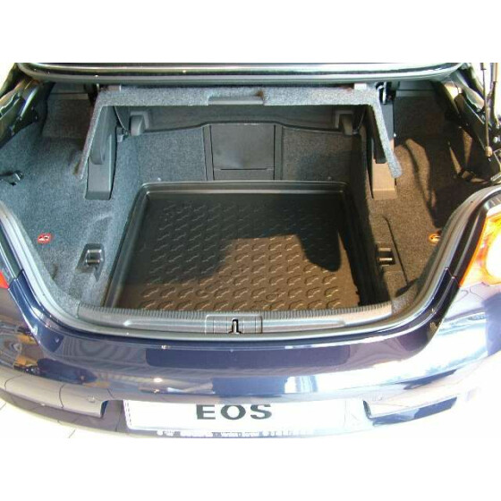 VW EOS Typ 1F7 Kofferraummatte Kofferraumwanne hoher Rand - Carbox Gepäckraumwanne