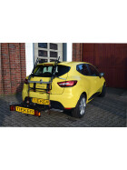 Hecktr&auml;ger Paulchen Renault Clio IV Typ X98 (3-und 5-T&uuml;rer auch mit Chromleiste) ab 11/2012-  - Montagekit (Artikel-Nr.:822406) + Tr&auml;gersystem + Schienensystem