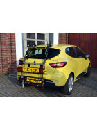 Hecktr&auml;ger Paulchen Renault Clio IV Typ X98 (3-und 5-T&uuml;rer auch mit Chromleiste) ab 11/2012-  - Montagekit (Artikel-Nr.:822406) + Tr&auml;gersystem + Schienensystem