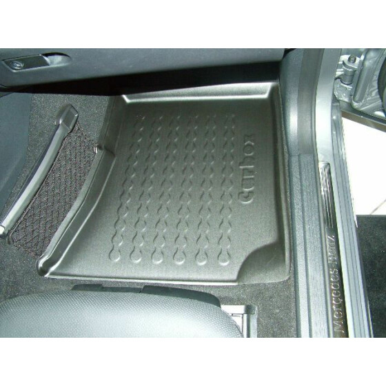 Fußmatte Mercedes E-Klasse Limousine W212 Fußraumschale Rand Gummimatte passform Schalenwanne Fußraumschutz Winter Wasser