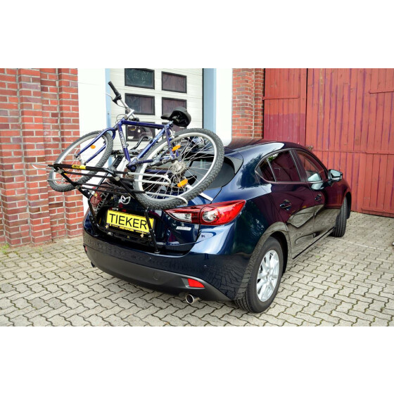 Fahrradheckträger Mazda 3 Fließheck (Typ BM) - Mittellader - Zuladung max. 40 KG max. 2 Räder
