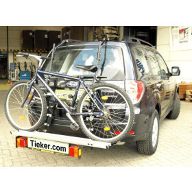 Fahrradträger Paulchen Subaru Forester Beispielfoto (Montagekit + Fahrradtransport-System Tieflader)