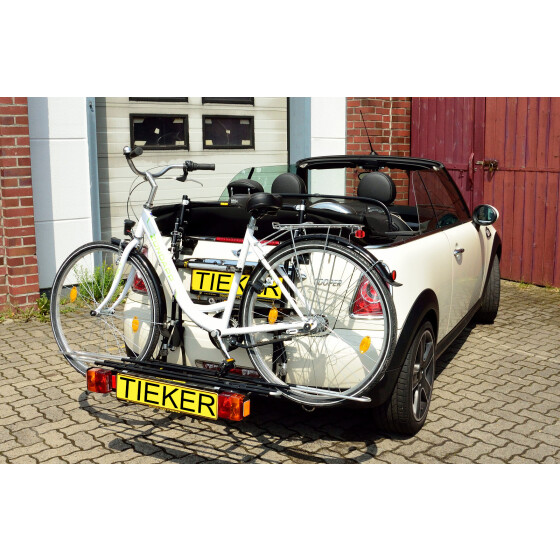 Fahrradtr&auml;ger Mini Cabrio S R57 ab 07/2009 bis 03/2016 - Montagekit (Artikel-Nr.:817122) + Tr&auml;gersystem + Schienensystem