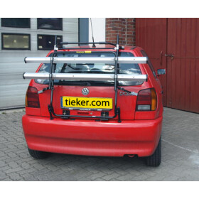 Hecktr&auml;ger Paulchen VW Polo (mit Dachabrisskante) ab 06/1996-09/1999 - Montagekit (Artikel-Nr.:811513) + Tr&auml;gersystem + Schienensystem