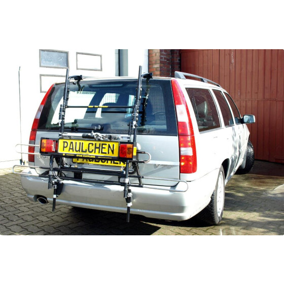 Paulchen Heckträger - Volvo V70  Combi ab 09/1991-02/2000 - mit optionalen Trägersystem, Schienensystem und Zubehör
