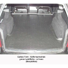 SEAT LEON Kofferraummatte Kofferraumwanne hoher Rand - Carbox Gepäckraumwanne