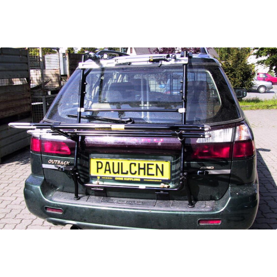 Paulchen Heckträger - Subaru Outback ab 10/2000- - mit optionalen Trägersystem, Schienensystem und Zubehör