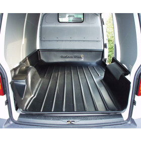 Kofferraumwanne hoher Rand - Carbox Gepäckraumwanne VW T6 Kombi (2. und 3. Sitzreihe ausgeabaut) auch 4-Motion - Laderaumwanne mit hohen Rand