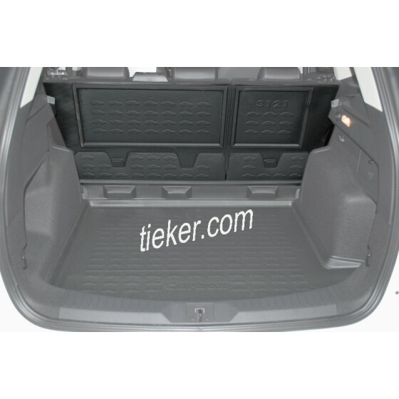 Kofferraummatte Ford Kuga II DM2 mit Tirekit - Gepäckraummatte für die umgelegte Rücksitzbank