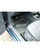 Fußmatte VW Caddy IV Maxi Fußraummatte vorne links mit Rand passgenau abwaschbar geruchslos