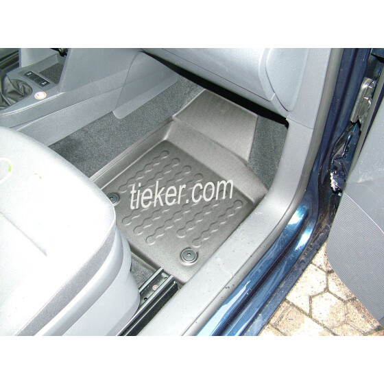 Fußmatte VW Caddy IV Maxi - Autofussmatte passgenau mit Rand vorne rechts