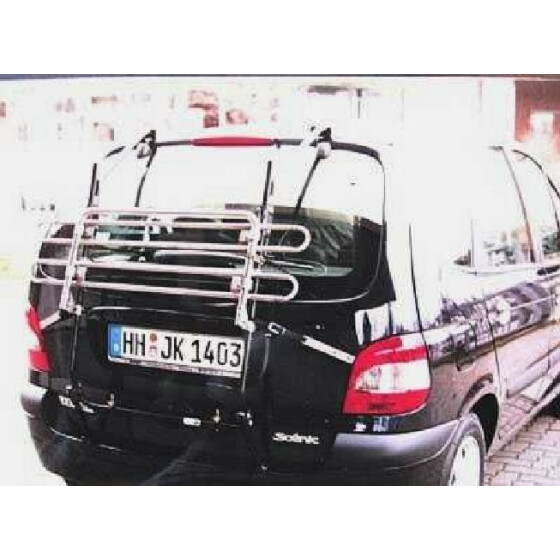 Paulchen Heckträger - Renault Scenic ab 09/1999-06/2003 - mit optionalen Trägersystem, Schienensystem und Zubehör