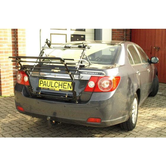 Paulchen Heckträger - Chevrolet Epica ab 01/2005 bis 11/2011 - mit optionalen Trägersystem, Schienensystem und Zubehör