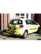 Heckträger Paulchen Renault Clio 3 ab 09/2005-10/2014  - Montagekit (Artikel-Nr.:822405) + Trägersystem + Schienensystem