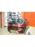 Fahrradträger Seat Altea XL - Mittellader - Montage an der Heckklappe ohne Bohren