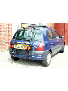 Heckträger Paulchen Renault Clio 2 ab 09/1998-02/2006  - Montagekit (Artikel-Nr.:822403) + Trägersystem + Schienensystem