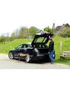 Heckträger Paulchen Tesla Model S ab 09/2012- - Montagekit (Artikel-Nr.: 492101 ) + Trägersystem + Schienensystem