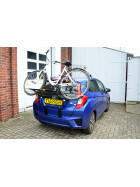 Fahrradträger Honda Jazz IV Typ GK - Mittellader - Montage an der Heckklappe ohne Bohren - keine AHK notwendig