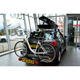 Paulchen Fahrradheckträger - Audi Q2 Typ GA 06/2016- - Trägersystem Tieflader - Montage ohne AHK - tiefe Ladehöhe