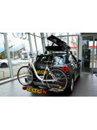 Paulchen Fahrradheckträger - Audi Q2 Typ GA 06/2016- - Trägersystem Tieflader - Montage ohne AHK - tiefe Ladehöhe