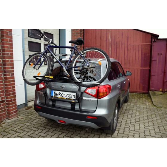 Fahrradträger Avensis T27 Touring Sports - Mittellader - Schienen sind ohne Räder anklappbar