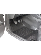 Fußmatte mit Rand - Opel Astra K Sports Tourer vorne links -  bietet auch Schutz für die Fußablage - abwaschbar abriebfest geruchslos
