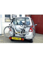 Fahrradheckträger Opel Agila A - Tieflader inkl. Beleuchtung - keine AHK nötig