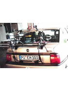 Paulchen Heckträger - Opel Vectra A Stufenheck ab -11/1992 - mit optionalen Trägersystem, Schienensystem und Zubehör
