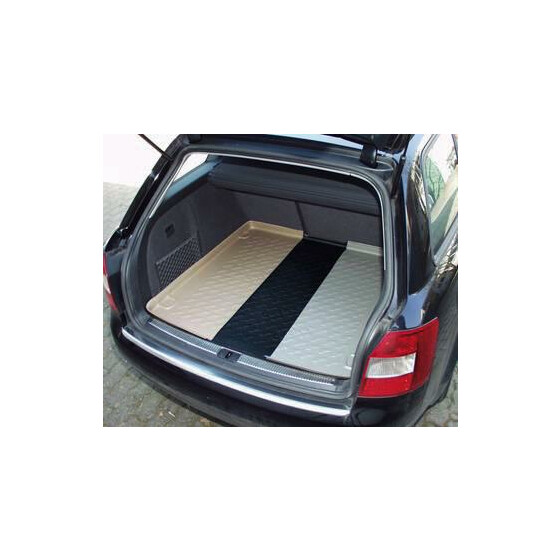 Gepäckraummatte Seat Ibiza IV ST/Kombi Typ 6J Kofferraummatte Rücksitzbank umgelegt ganzer Kofferraum hoher Rand - Carbox Kofferraumwanne