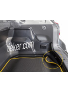 Anti-Rutschmatte Suzuki Jimny II GJ kann mit Druckknöpfen an der Kofferraumwanne fixiert - frei im Kofferraum positioniert oder bei Verschmutzung bei 30°C gereinigt werden