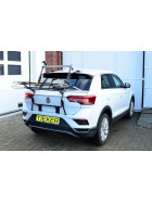 Heckträger Paulchen - VW T-Roc Typ A1 ab 03/2017- - Zuladung max. 60 Kg / max. 3 Räder (insgesamt) - Montage ohne Bohren
