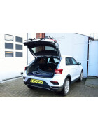 Heckklappenträger - VW T-Roc Typ A1 ab 03/2017- - Mittellader - Kofferraum kann geöffnet werden (unbeladen) - Veloträger für 3 Räder