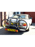 Fahrradträger Mercedes E-Klasse Cabrio Typ A129 ab 06/1993 bis 03/1998 - Montagekit (Artikel-Nr.:413629) + Trägersystem + Schienensystem