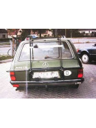 Paulchen Heckträger - Mercedes S 123 ab 78-12/1985 - mit optionalen Trägersystem, Schienensystem und Zubehör