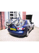 Fahrradträger Mazda 6 Stufenheck Typ GG ab 06/2002 bis 12/2008 - Montagekit (Artikel-Nr.:476321) + Trägersystem + Schienensystem