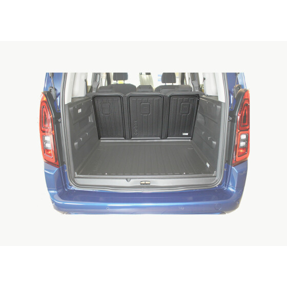 Kofferraummatte Peugeot Rifter 5-Sitzer ganzer Kofferraum Rücksitze umgelegt 324152000 Gepäckraummatte passform Schalenmatte