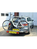 Fahrradheckträger Seat Leon ST 5F8 Fließheck 5-Türer - Tieflader inkl. Zusatzbeleuchtung - Schienensystem Comfort Class - keine Anhängerkupplung notwendig