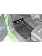 Fußmatte mit Rand - Opel Corsa F - Fußraummatte vorne links mit Rand - abwaschbar geruchslos rutschsicher