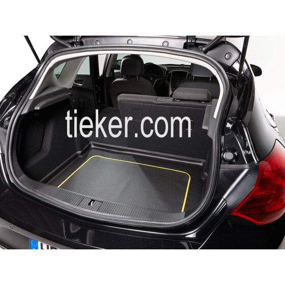 Kofferraummatte mit Rand - Seat Leon ST Kombi 5-Türer Typ KL - Gepäckraummatte passform keine Schmutznester - abwaschbar geruchslos flexibel