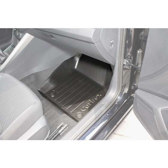 Fußmatte mit Rand - VW Polo VI Typ AW - Fußraumschutz geruchslos abwaschbar abriebfest