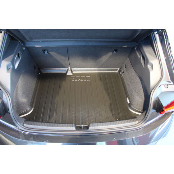 Kofferraummatte Kofferraumwanne flacher Rand - VW ID.3 E1 / E11 Kofferraumboden unten - Gepäckraummatte geruchslos abwaschbar