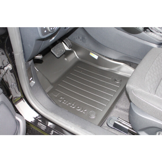 Fußmatte mit Rand - Ford Fiesta VIII Typ H vorne links - Fußraumschale passgenau geruchslos abriebfest - Fußraummatte anti rutsch