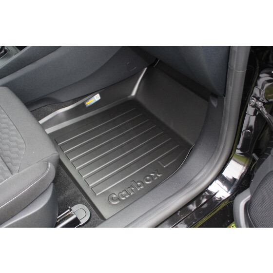 Fußmatte mit Rand - Ford Fiesta VIII Typ H vorne rechts - Fußraumschale passgenau geruchslos abriebfest - Fußraummatte anti rutsch