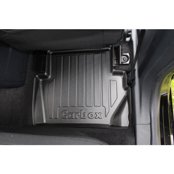 Fußmatte mit Rand - Ford Fiesta VIII Typ H hinten rechts - Fußraumschale passgenau geruchslos abriebfest - Fußraummatte anti rutsch