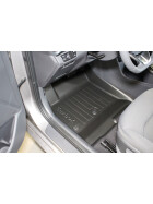 Fußmatte mit Rand - Hyundai Ioniq AE vorne links - Fußraummatte passgenau abwaschbar abriebfest geruchslos Fußraumschutz