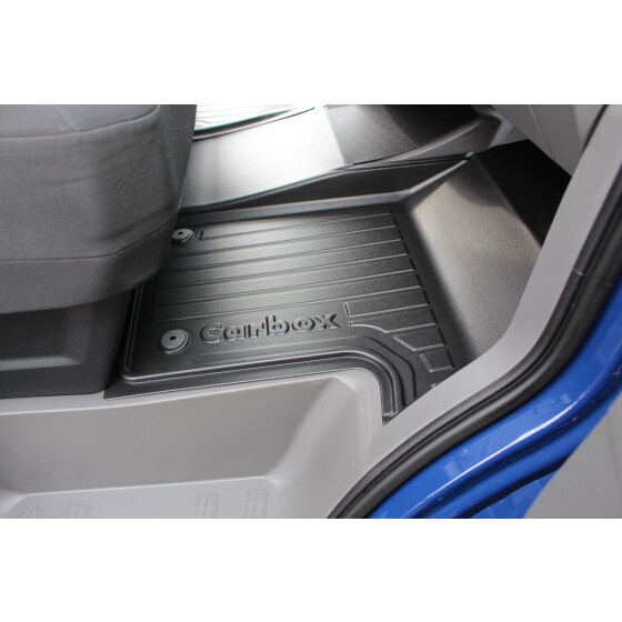 Fußmatte mit Rand - VW Crafter II 2E auch Grand California vorne rechts - Fußraummatte abwaschbar geruchslos abriebfest