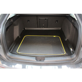 Kofferraummatte mit Rand - Golf VIII Variant Typ CD - Gepäckraumwanne passgenau abwaschbar geruchslos abriebfest
