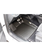 Fußmatte mit Rand - Audi Q4 e-tron Typ F4B (vorne links) - Fußraummatte passgenau geruchslos abriebfest Anti-Rutsch sicher